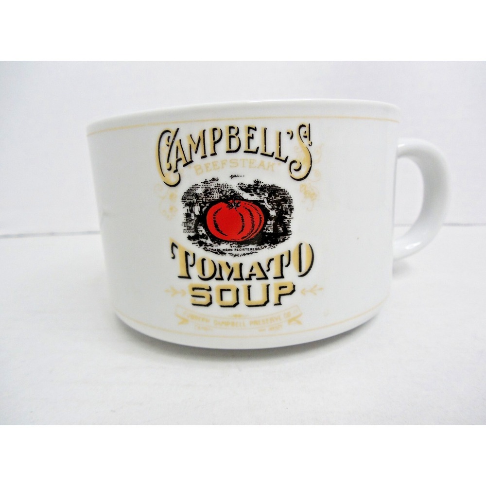 Campbells Tomato Soup Mug 1994 Westwood  Ceramic Porcelain 12 oz